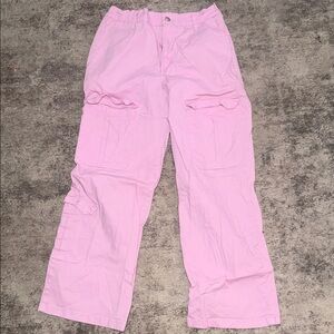 Forever 21 Light Pink Drawstring Pants